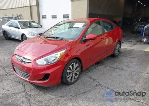 2017 Hyundai Accent Value Edition z USA, uszkodzony, nr VIN KMHCT4AE2HU378584